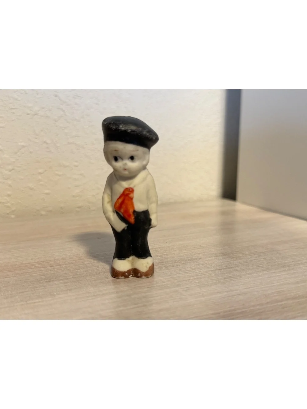 Vintage PreWar Japan Bisque Sailor Boy Miniature Penny Doll